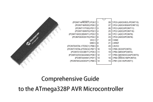 Obsežen vodnik po mikrokontrolerju Atmega328p AVR