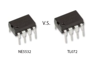 NE5532 in TL072: Kaj loči ta op-amps?