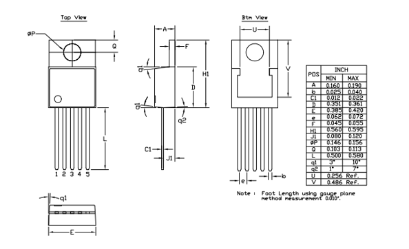  Voltage Regulator Dimensions and Package of LM2575