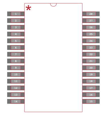 ADM560JRS Footprint