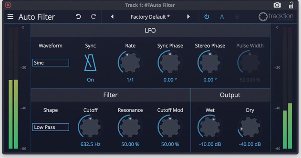  Built-in DAW High-Pass Filter