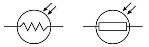  Photoresistor (LDR) Symbols