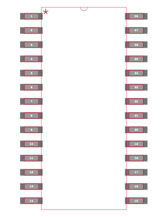 DAC8408FS Footprint