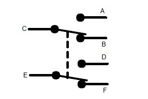 DPDT Switch Terminal Layout
