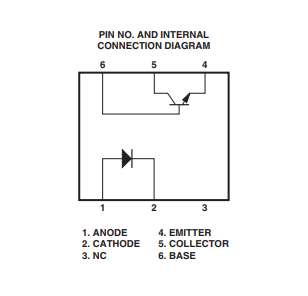 4N35 Functional Diagram